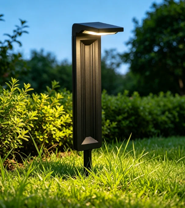 Outdoor Lighting Waterproof - ソーラー式屋外中庭ヴィラ景観芝生ライト、庭園用、通路用、床置き式ランプ、防水仕様