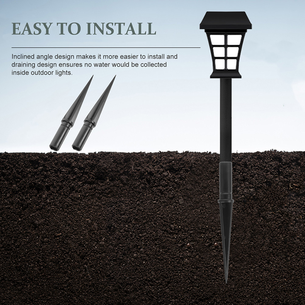 25個入り、地面に打ち込むタイプのソーラーライト用交換部品。 - Outdoor Lighting And Landscape のレビューと価格