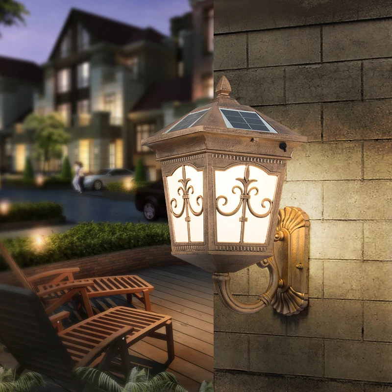 太陽光発電式防水壁掛けライト。テラス、庭、別荘に最適。屋外用 - Outdoor Lighting Waterproof のレビューと価格