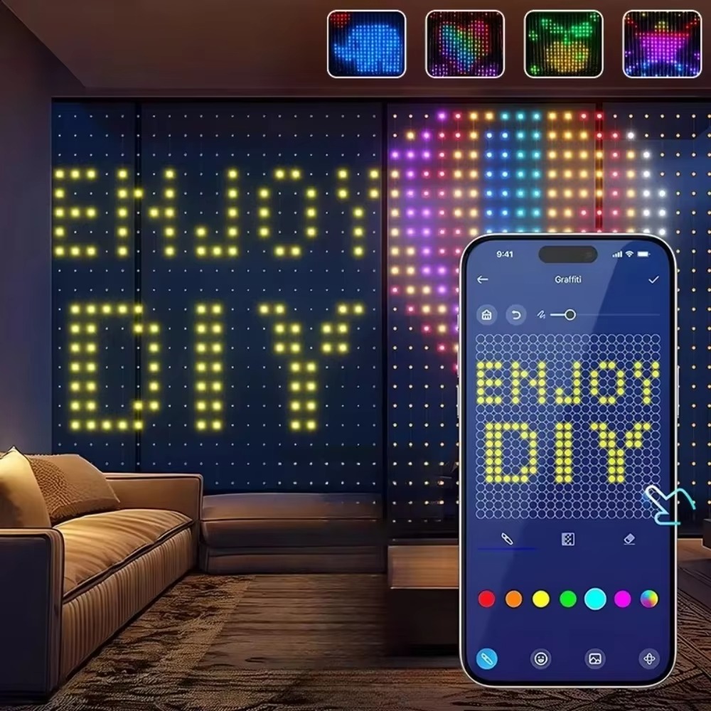 クリスマス用ネットライトセット。Bluetoothアプリで操 - Outdoor Lighting Waterproof のレビューと価格