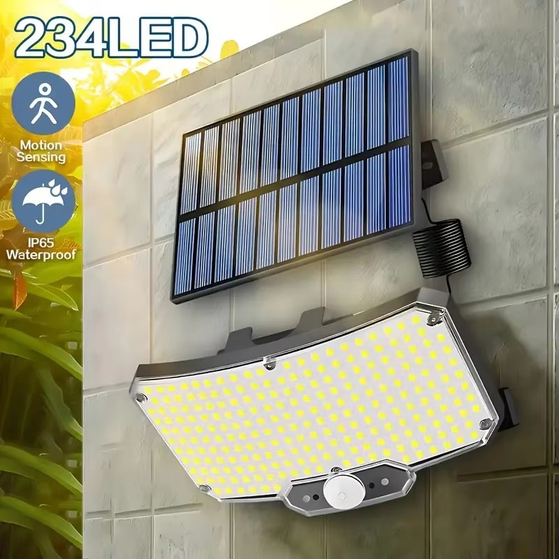 234LED ソーラー屋外ライト モーションセンサー 超高輝 - Outdoor Lighting Waterproof のレビューと価格