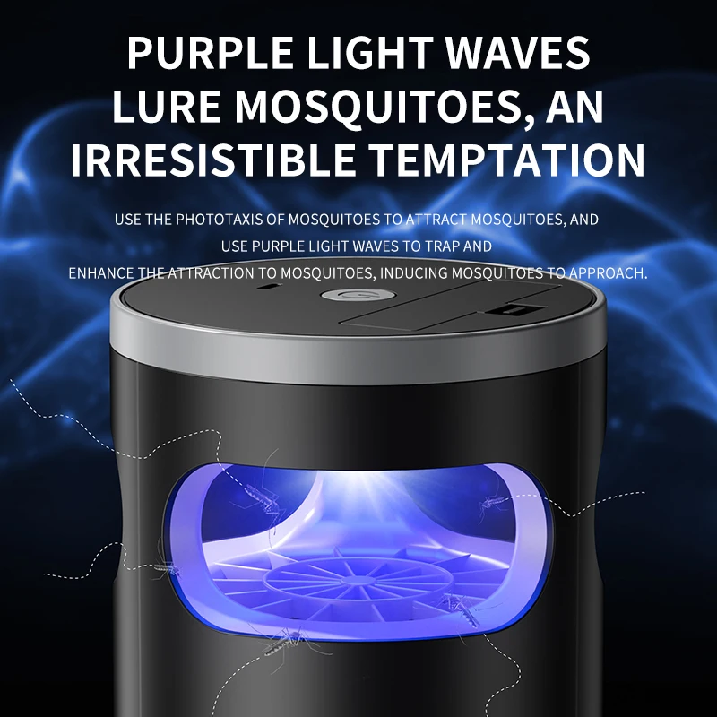 蚊取りライト ワイヤレス電気式 静音 Type-C充電式 吸 - Outdoor Lighting Wireless のレビューと価格