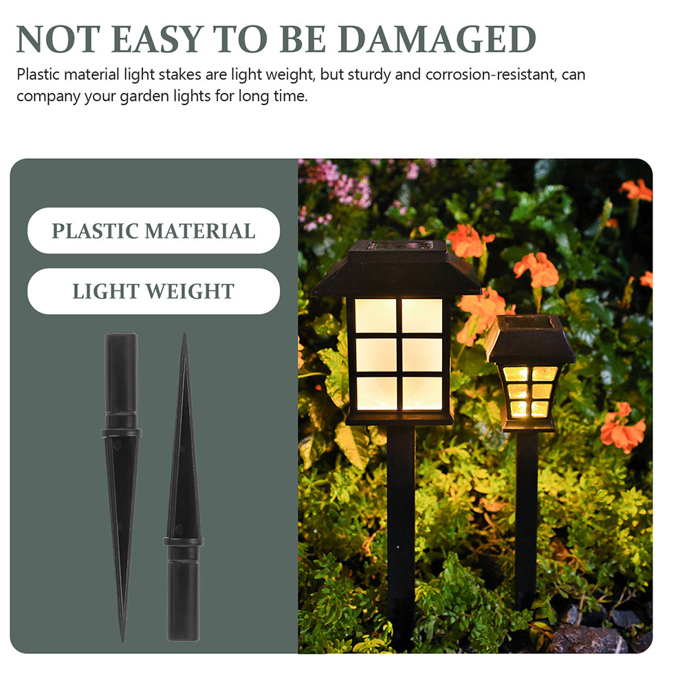 25個入り、屋外用ガーデンランプの支柱、ソーラーライト用プラ - Outdoor Lighting And Landscape のレビューと価格